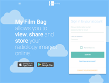 Tablet Screenshot of myfilmbag.com